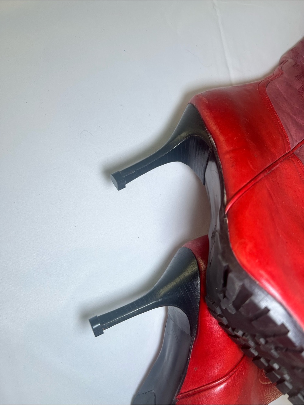Brazilian - Red/Purple Stiletto Cowboy Boots (8.5) - Picture 8 of 8